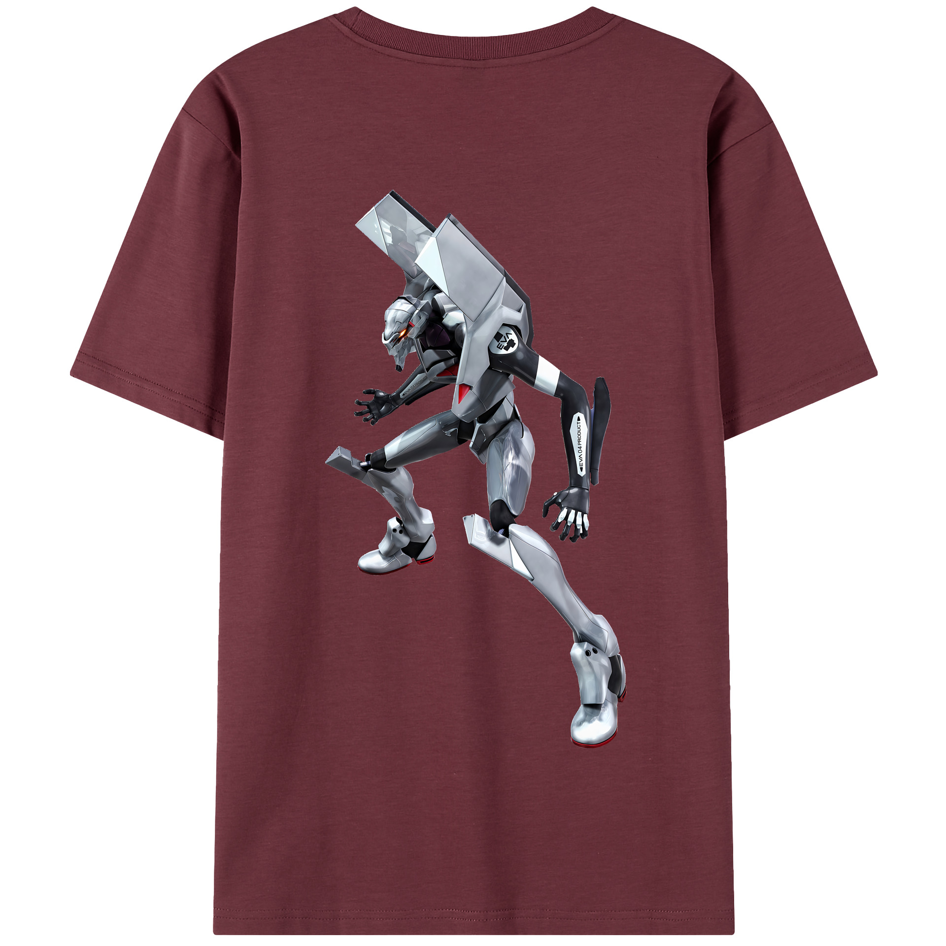 （画像用） EVA 新世紀エヴァンゲリオン 綿100％半袖Tシャツ（背面プリント）